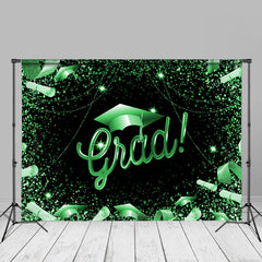 Aperturee - Grad Party Grün Glitzer Band Schwarz Foto Hintergrund