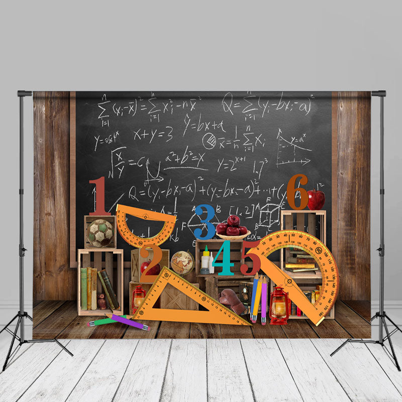 Aperturee - Mathe Formel Tafel Lineale zurück zum Schulhintergrund