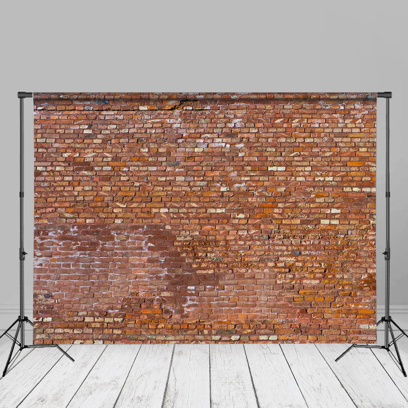 Aperturee – Rustikaler Fotoshooting Studio Hintergrund mit roter Backsteinmauer