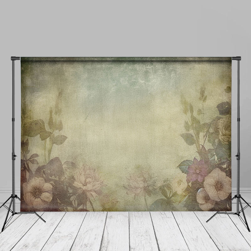 Aperturee - Vintage weißer floraler Kunst Umstandsfoto Hintergrund
